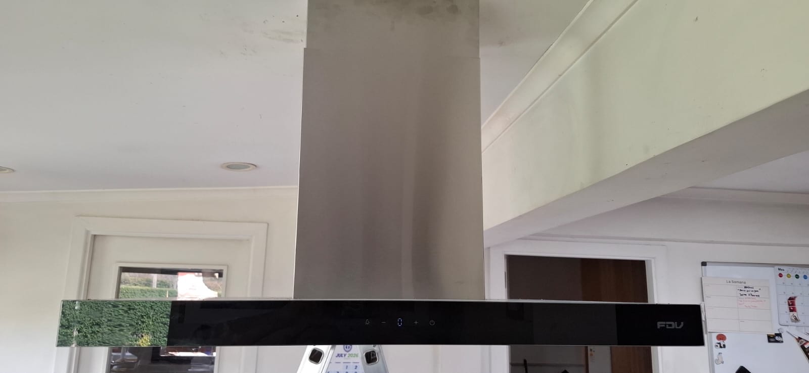 Instalación de campana extractora
